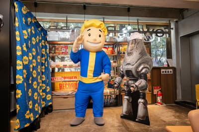 Fallout Collaboration Cafe Opens at TOWER RECORDS CAFE Omotesando Through November 8