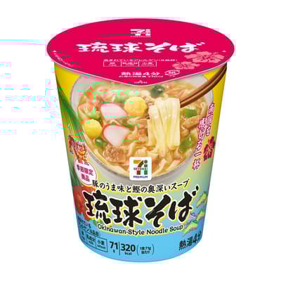 7-Premium 琉球荞麦面将于4月28日起作为季节限定杯面上市