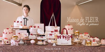 Maison de FLEUR celebra su aniversario con la colección temática de bufet de pasteles "Gâteau Buffet", que se lanza el 18 de septiembre