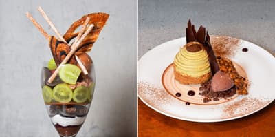 Patisserie Minimal Soshigaya-Okura Introduces Shine Muscat Parfait and Kasama Chestnut Mont Blanc for Autumn