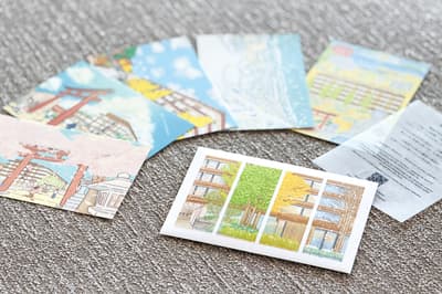 镰仓大都会酒店推出以本地艺术家 Horiharu 四季插画为主题的原创明信片套装