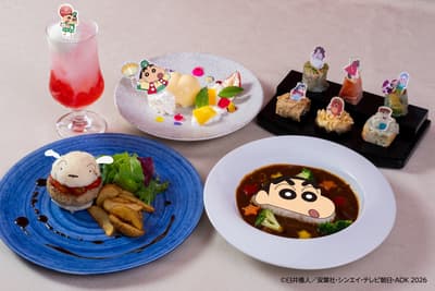 O Park Ogose เปิดตัวเมนูคอร์สพิเศษต้อนรับภาพยนตร์เครยอนชินจังที่ร้านอาหาร MORINIWA