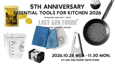 LOST AND FOUND Merayakan Hari Jadi ke-5 dengan Pasar Peralatan Dapur ESSENTIAL TOOLS Kedua dan Cangkir Edisi Terbatas