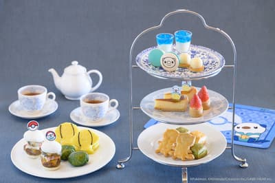 鳥羽國際飯店推出以小球獺為主題的下午茶，採用三重縣當地食材