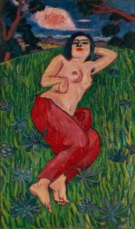요로즈 테츠고로, 누드 미인, 1912, 중요문화재