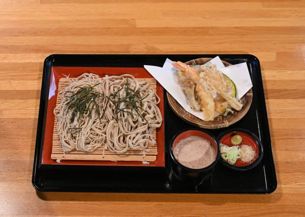 Chichibu Walnut Dipping Sauce Tempura Zaru Soba