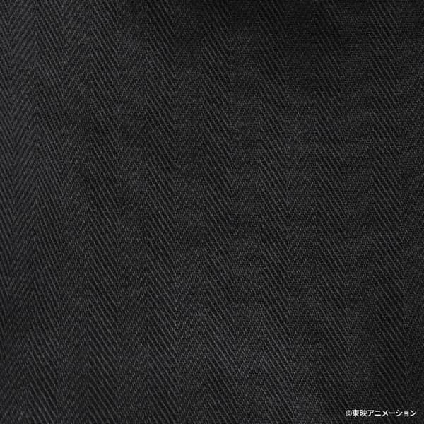 The herringbone weave's texture creates depth and an authentic look