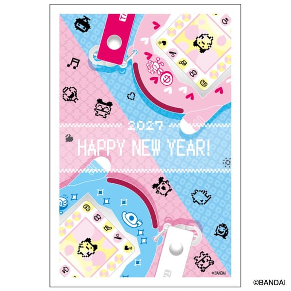 Tamagotchi New Year's Card Pack design 2
