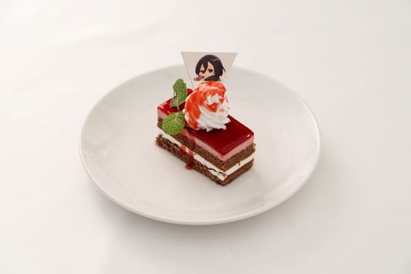Warm Mikasa's Red Scarf Cake