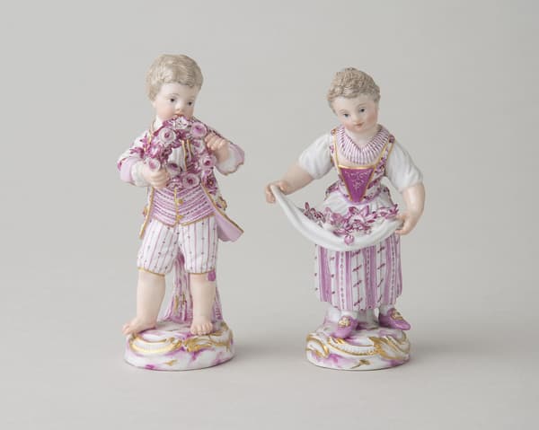 梅森 / 约翰·约阿希姆·肯德勒（原作设计）——《园丁男孩与女孩》，19世纪末（设计于1740年）