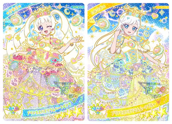 日鞠和滿月公主百合卡片