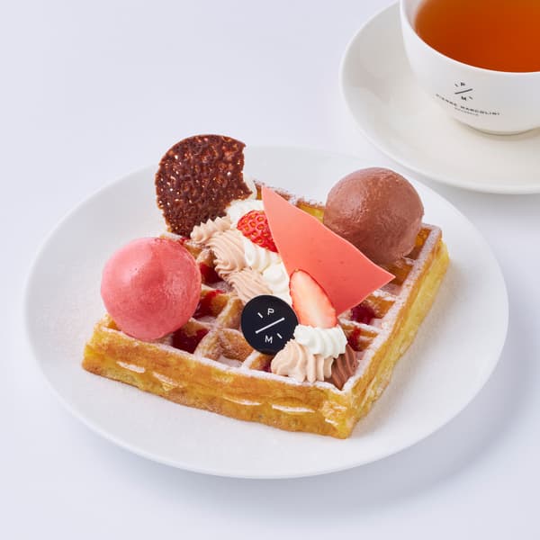 Waffle a la Minute Fraise & Chocolat