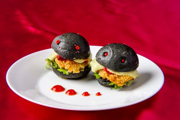 Shrimp Katsu and Avocado Mini Burger