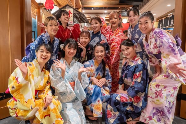 Japan Bon Odori Association members dancing