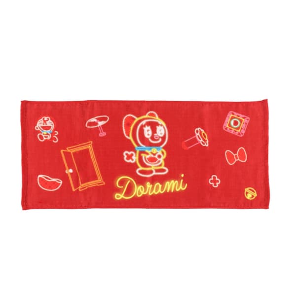 Doraemon Future Department Store EXCLUSIVE Gauze Towel Neon Line, Dorami