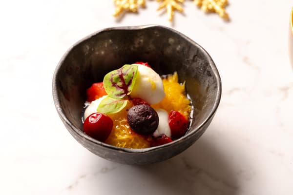 Caprese Jeruk Musim Dingin Beraroma Yuzu