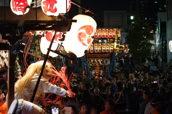 Kamimizo Summer Festival visitors