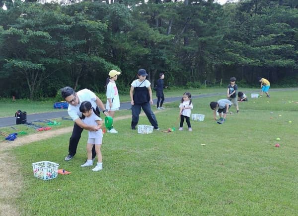 Children can try golf for free at the event