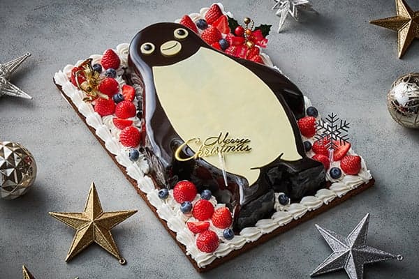 Suica's Penguin Christmas Party Cake