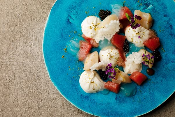 Scallop Smoked Pink Grapefruit