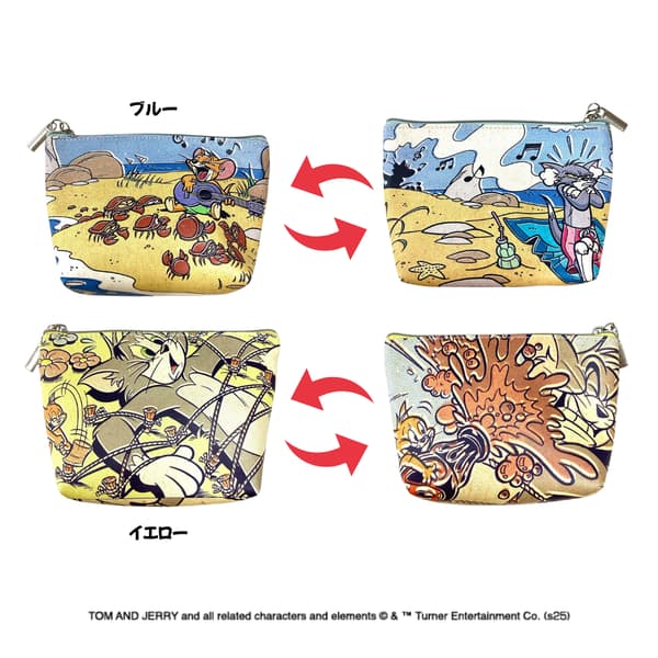 Tom and Jerry Vintage Art Pouches