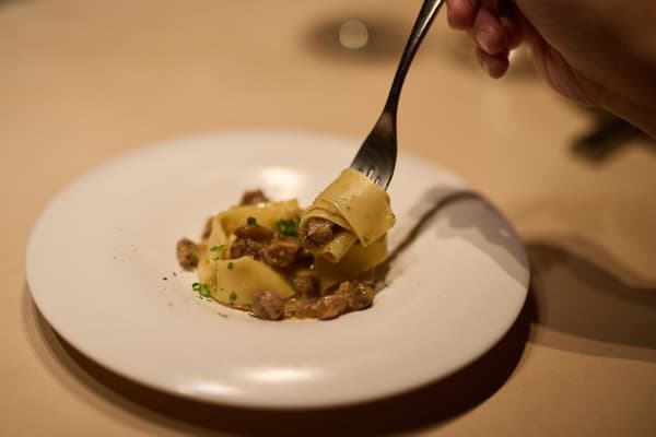 Autumn ragù pasta
