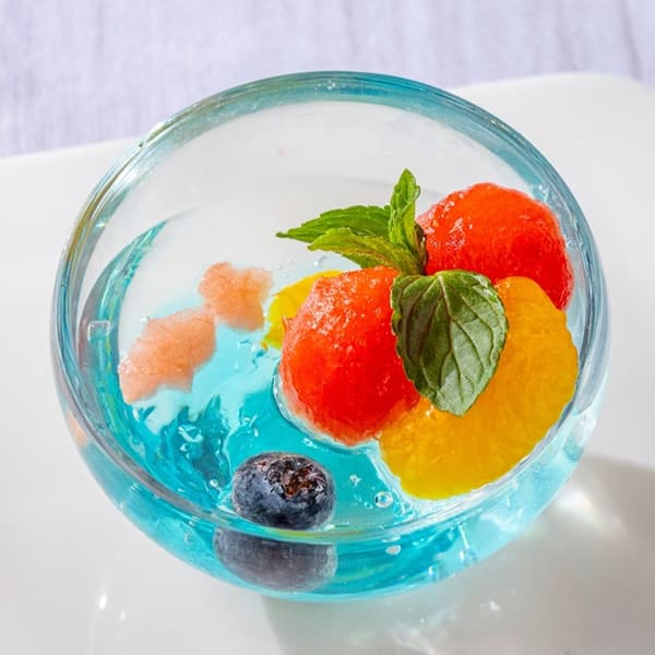 Blue Lychee Jelly