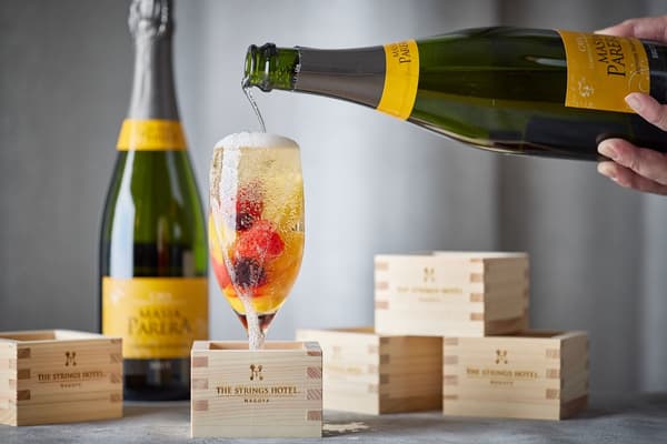 Overflowing Sparkling Wine