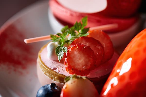 Pistachio Berry Cheese Tart