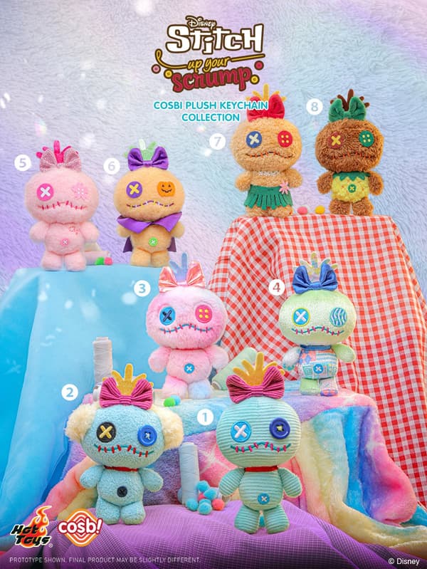 Cosbi Plush Keychain Stitch Scrump