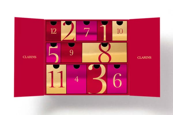 Isi set Clarins Advent Calendar 2026