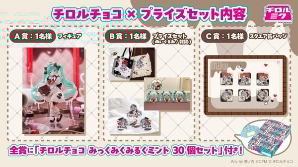 活動獎品 B 和 C