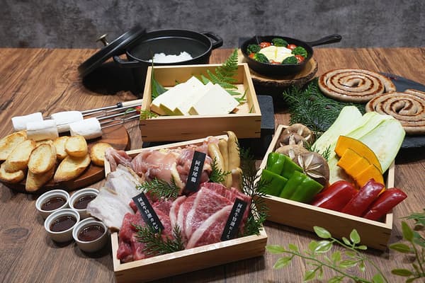 Awa Beef + Awa Odori Chicken course