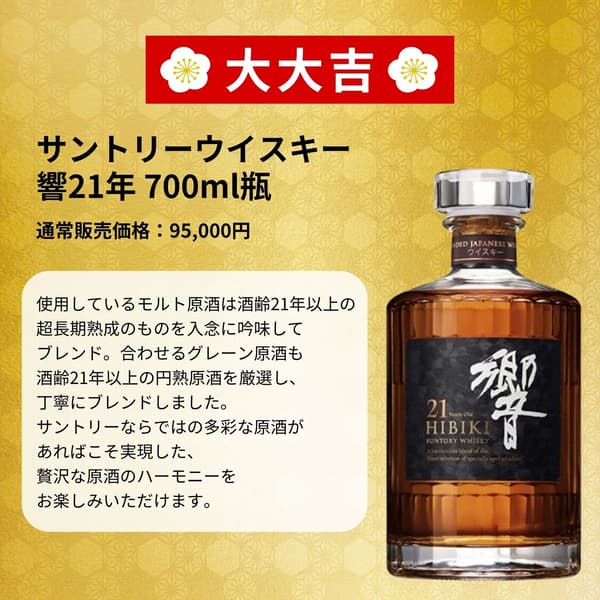 Hadiah Utama: Hibiki 21 Tahun