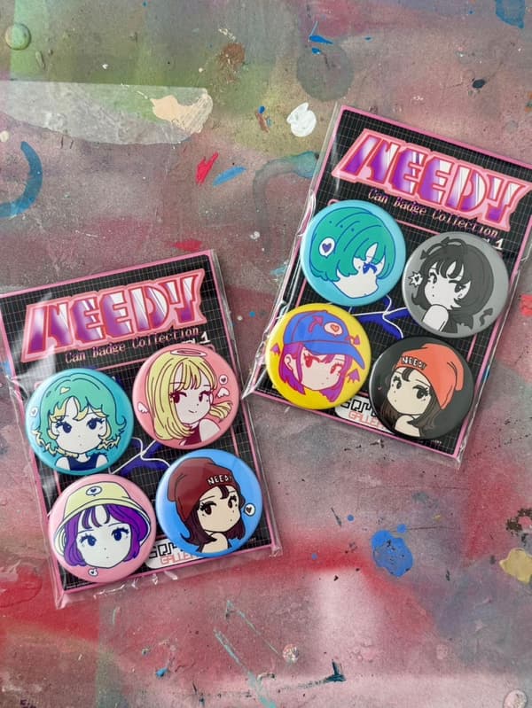 Tin Badge Set A/B