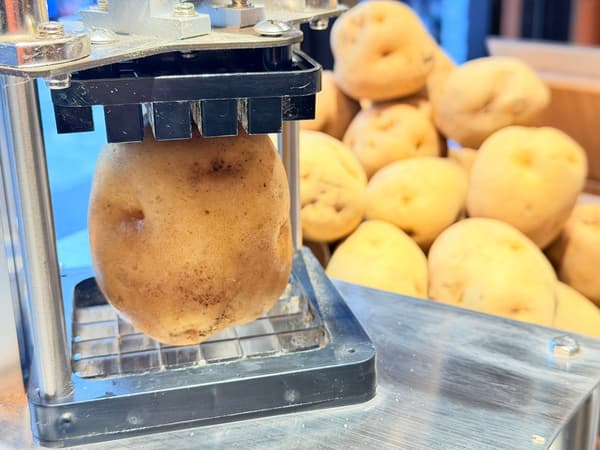 用于制作BellFrites的新鲜北海道土豆