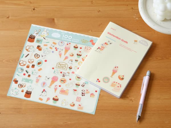Furukawa Shiko Diary and 100-Piece Stickers