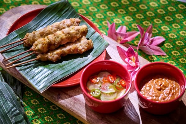 鸡肉沙爹