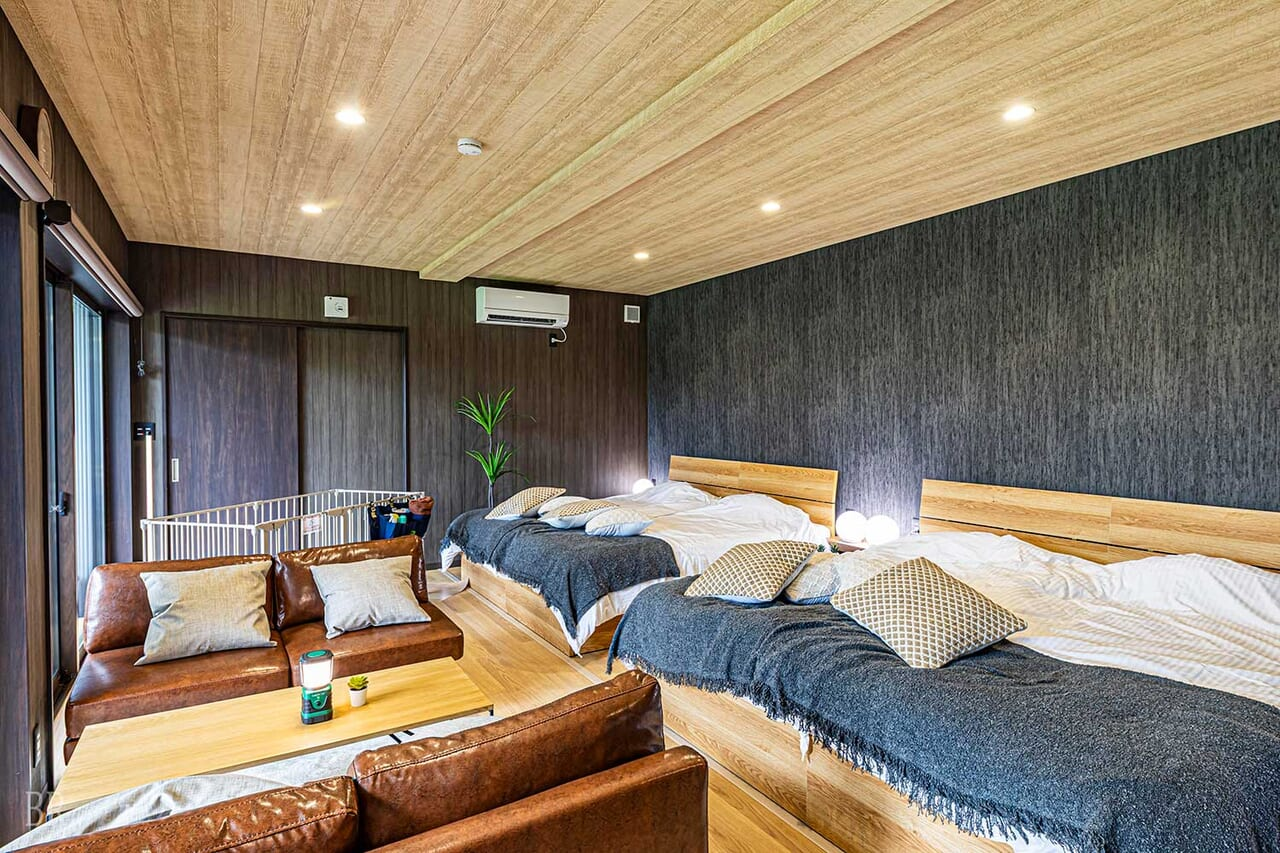 Villa para perros (4 camas) - interior