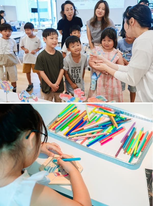 Scene from a past Rin-b! art event