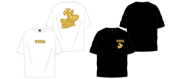 白色和黑色 SEGA Logo NAGOYA 限定 T 恤