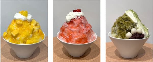 เมนู Canele to, Shaved Ice. — ชุด Mango, Strawberry Milk และ Matcha