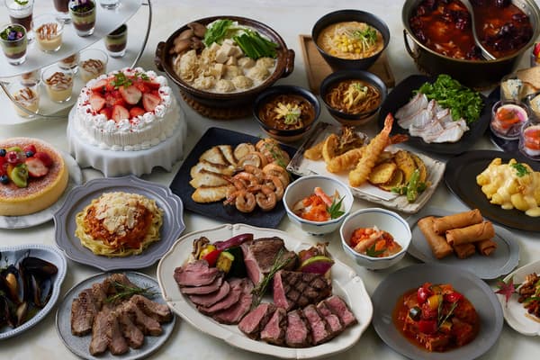 뷔페 메뉴 이미지