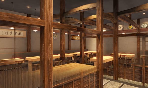 Sumiyaki Unafuji Shinsaibashi Location Interior