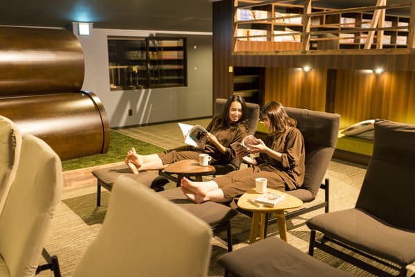 Relaxation space interior at Kotori no Yu