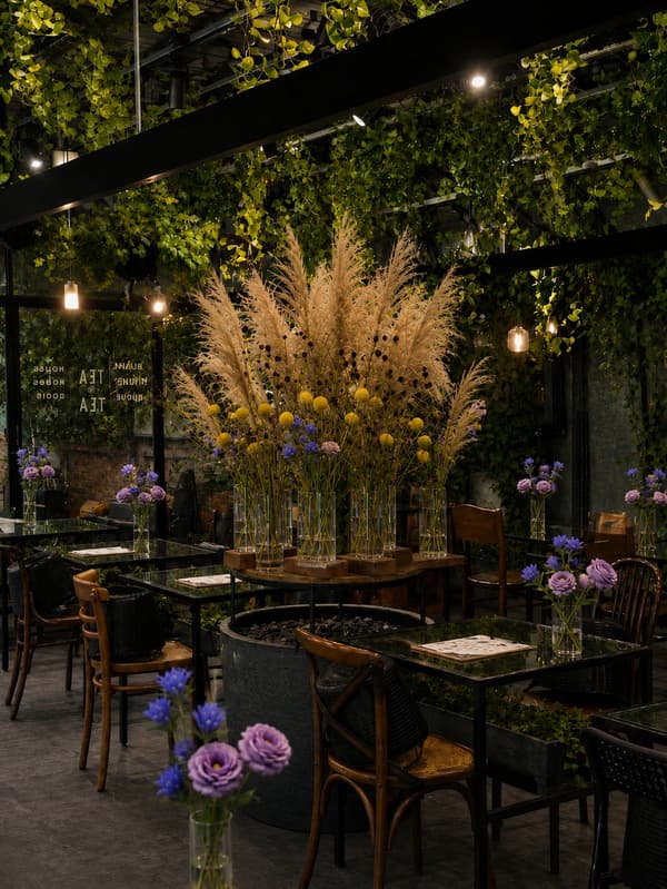 Interior de Aoyama Flower Market TEA HOUSE