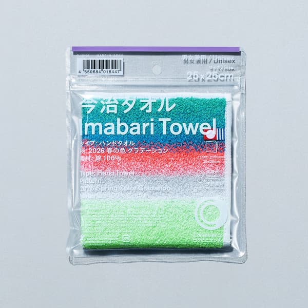 CONVENIENCE WEAR Imabari Towel Handkerchief Spring Colors