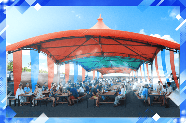 Wild Banquet new shaded outdoor seating