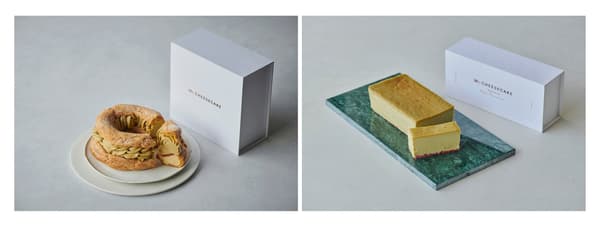Paris-Brest Pistachio Apricot & Mr. CHEESECAKE Pistachio Raspberry