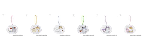 随机亚克力迷你镜面钥匙扣